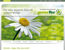 Tablet Screenshot of iggreentec.com